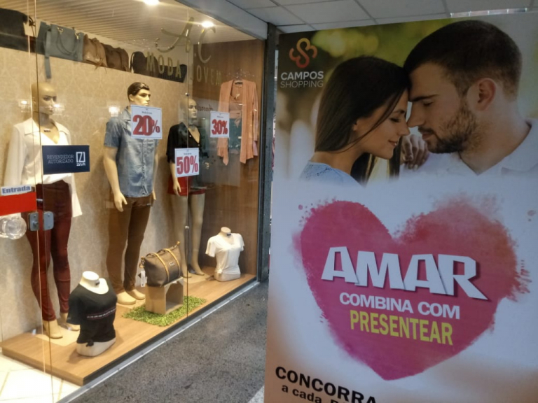 Vendas para o Dia dos Namorados deve aquecer o comércio campista 
