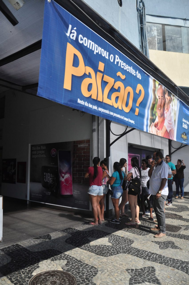 Comércio campista lança campanha para aquecer as vendas para o Dia dos Pais