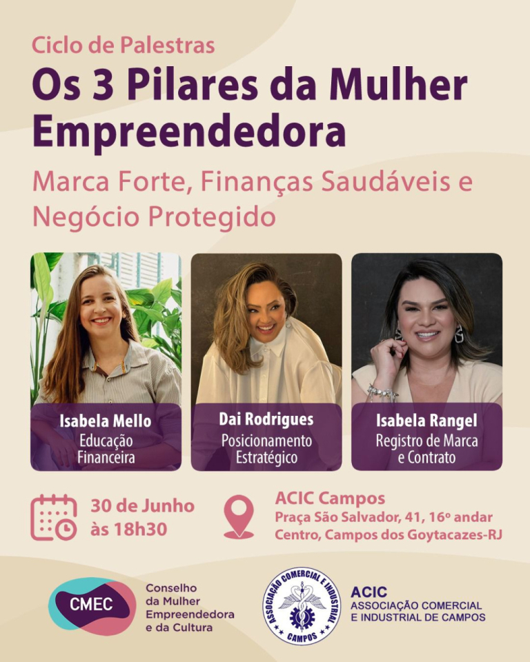 CMEC realiza Ciclo de Palestras para  as mulheres empreendedoras 